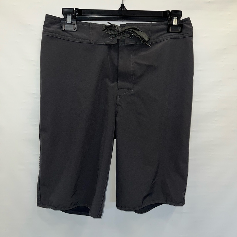 Mossimo Shorts Youth Large Gray Polyester Blend 28 In Waist